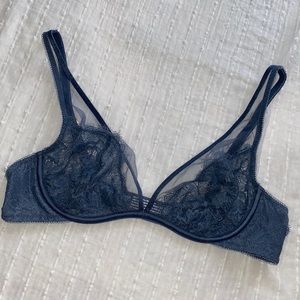 Soma Breathtaking Unlined Plunge Lace Bra, Size 32C